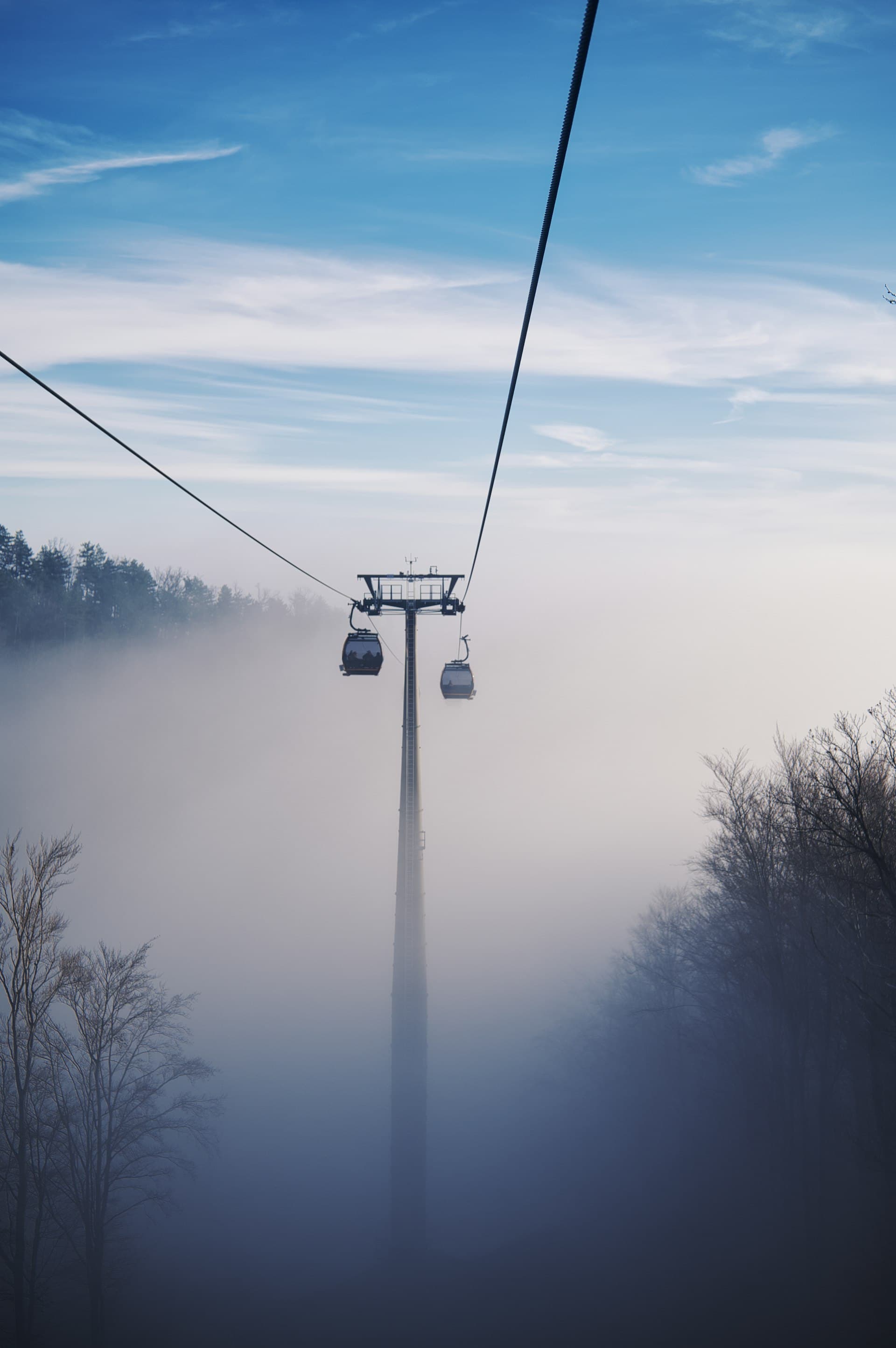 Cable car in the Highlands
