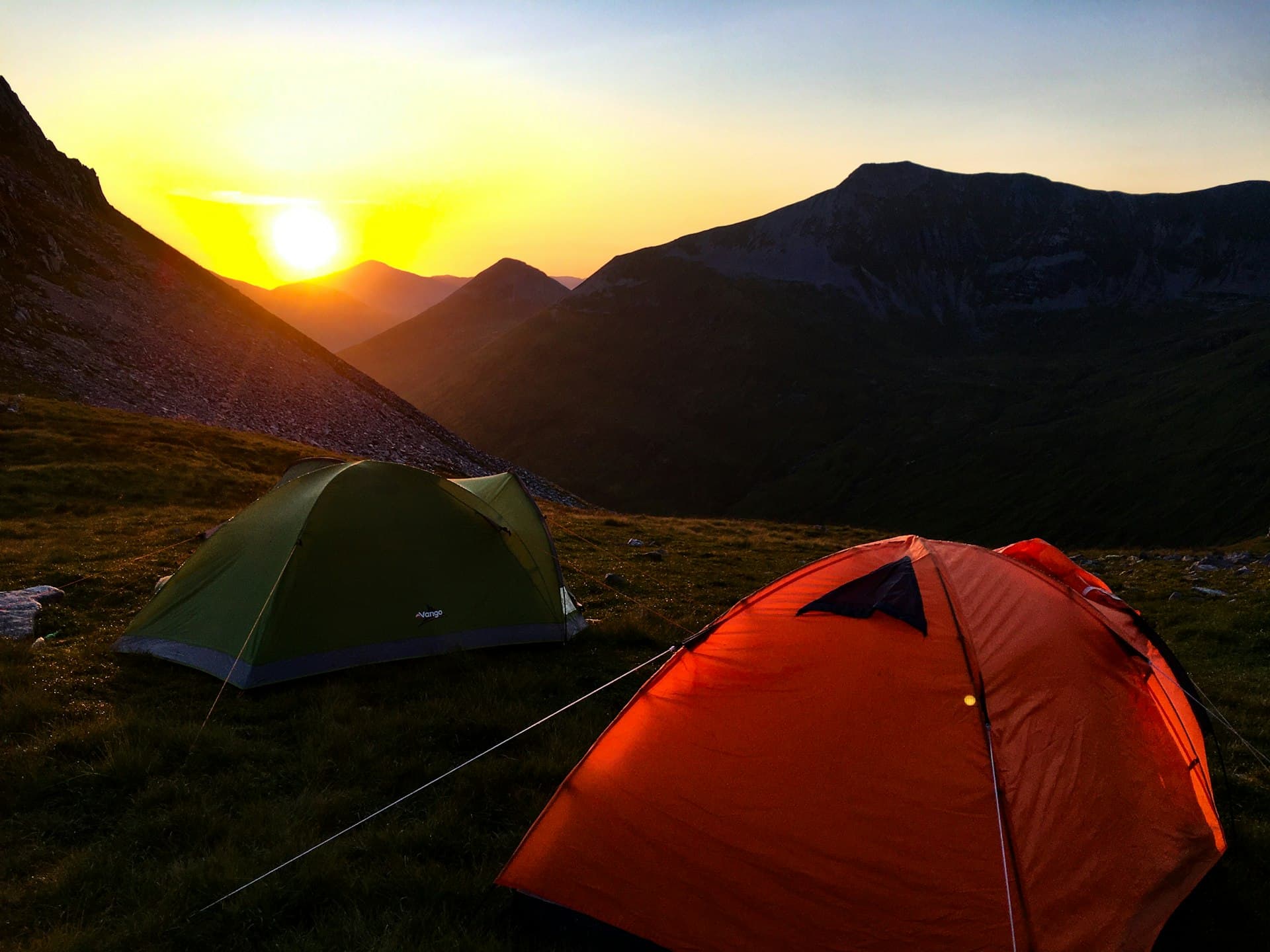 Camping under Highland skies