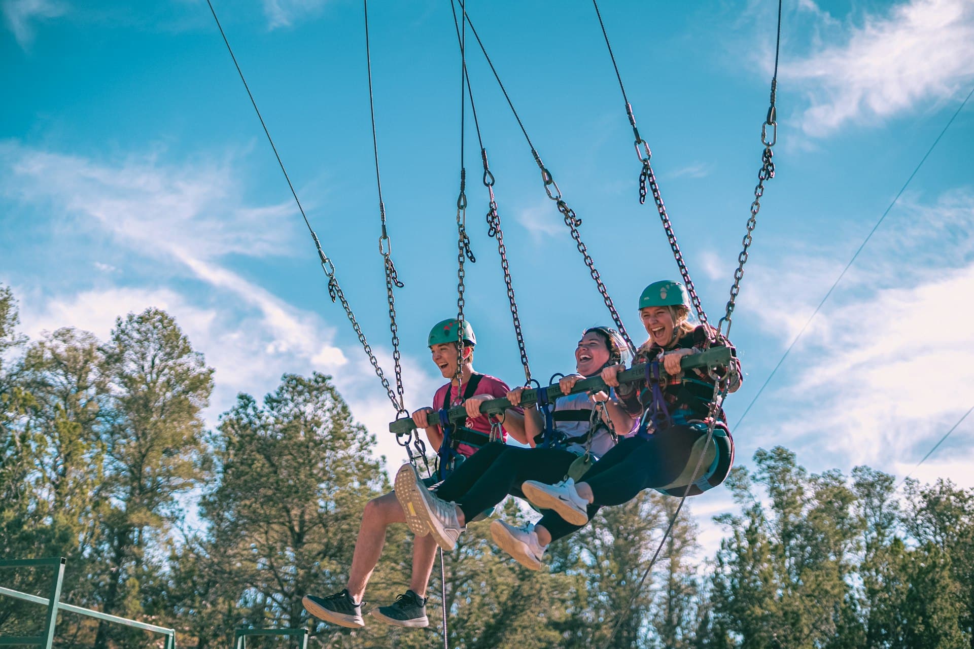 The Highland Fling bridge swing